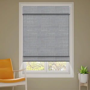 SmartWings Motorized Woven Wood Shades 100% Blackout Orithyia