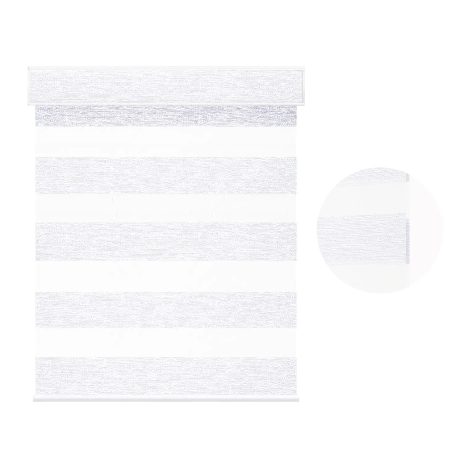 SmartWings Motorized Zebra Shades 60% Blackout Translucent 75mm Eloise