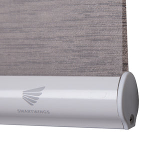 SMARTWINGS 85% Blackout Motorized Zebra Shades