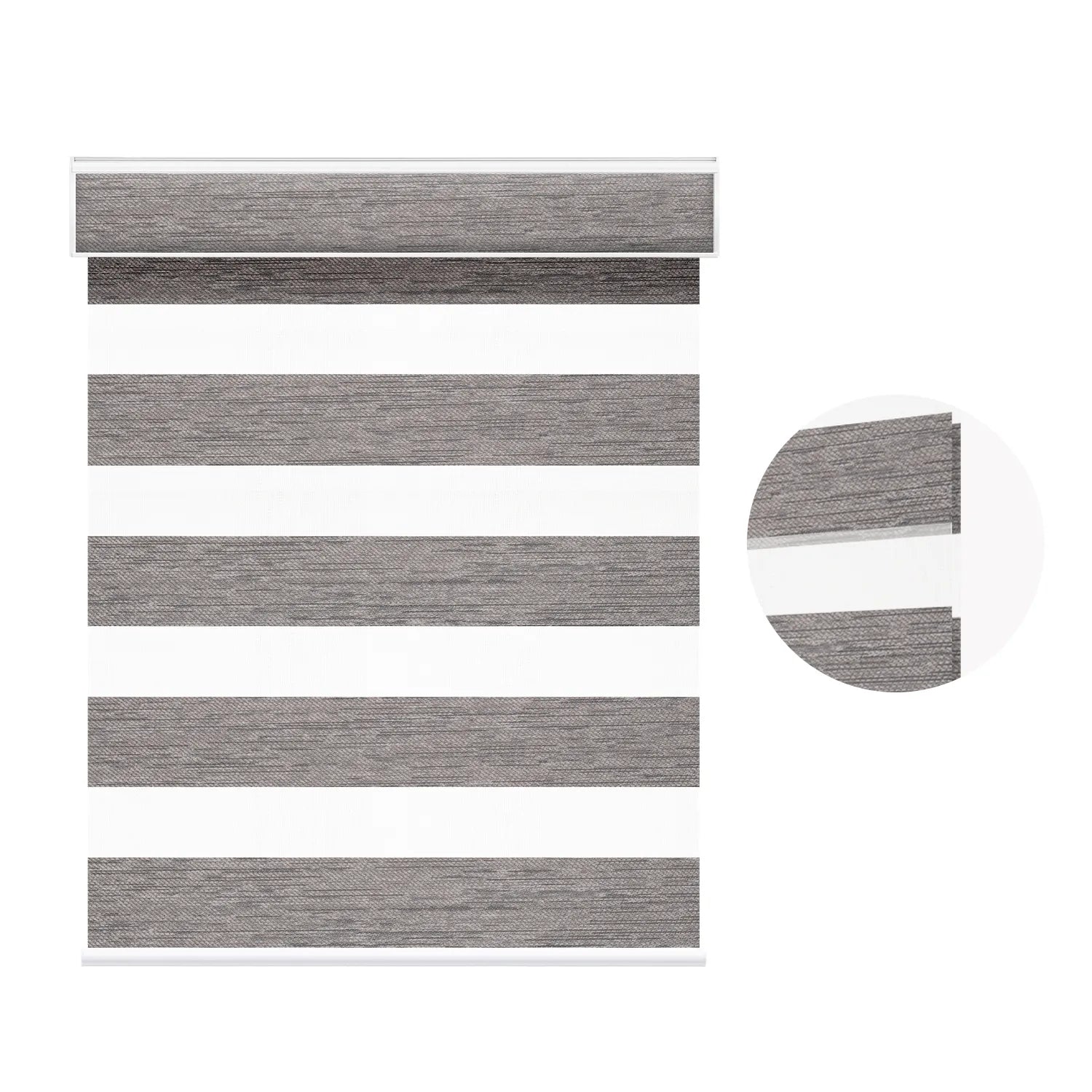 SmartWings Motorized Zebra Shades 85% Blackout 95mm Ingrid