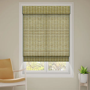 SmartWings Motorized Woven Wood Shades 70% Blackout Privacy Orithyia