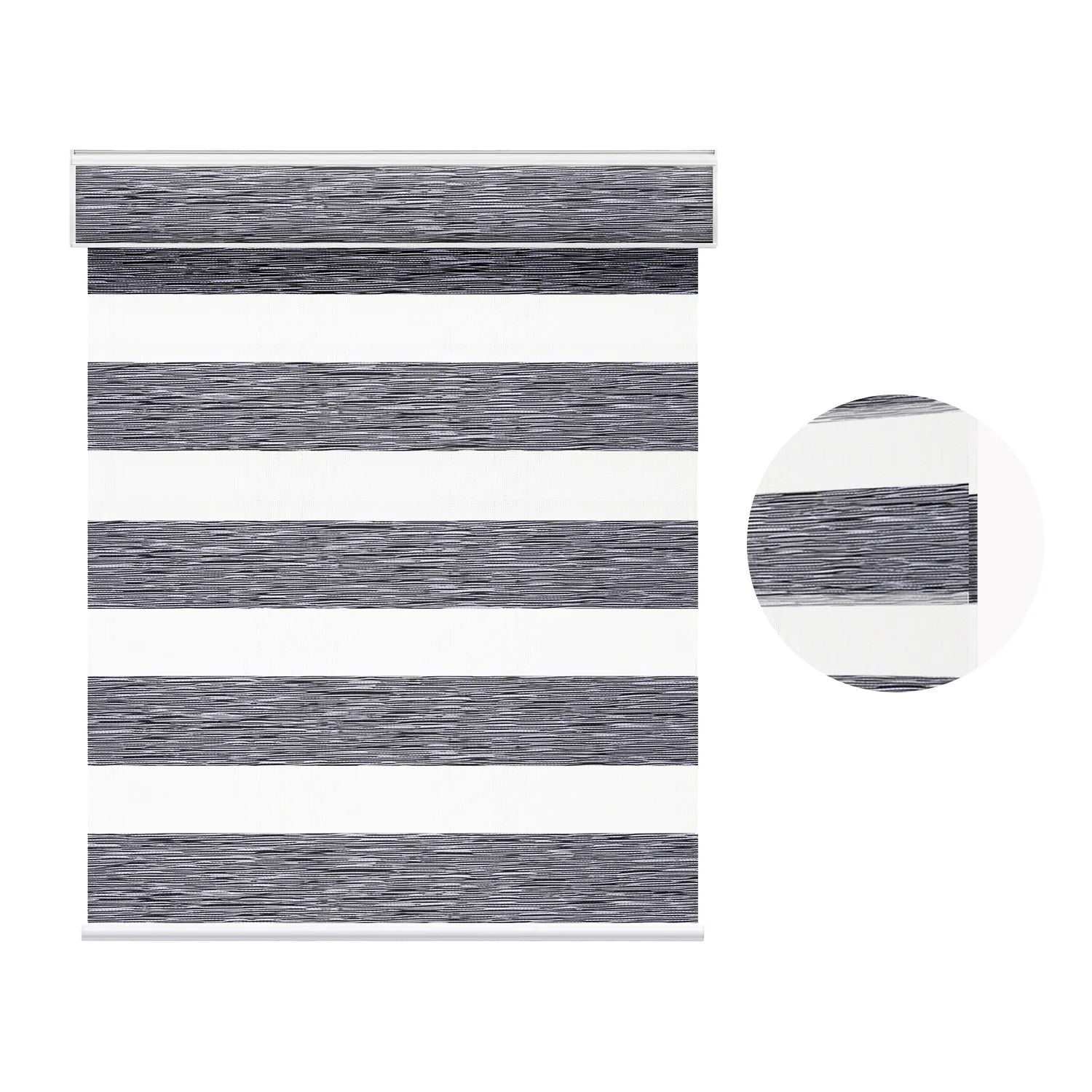 SmartWings Motorized Zebra Shades 60% Blackout Translucent 75mm Eloise