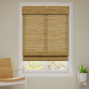 SmartWings Motorized Woven Wood Shades 70% Blackout Privacy Orithyia