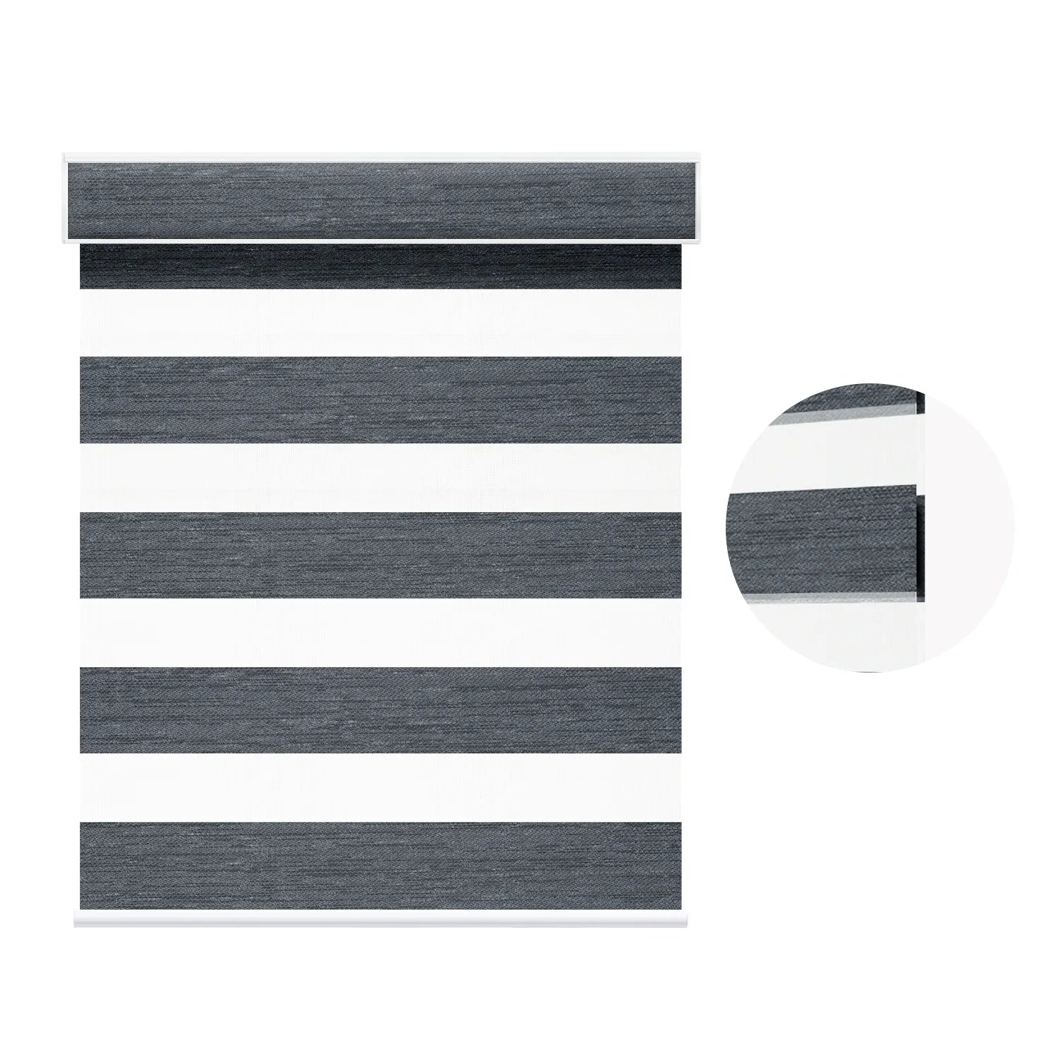 SmartWings Motorized Zebra Shades 85% Blackout 95mm Ingrid