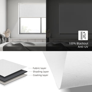 SmartWings Motorized Roller Shades 100% Blackout Essential